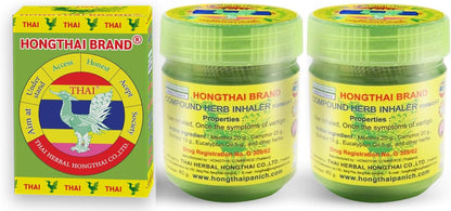 HONG THAI Compound Thai Herb Inhalant 10g Pack of 2 – Mood Enhancer & Relaxing Aroma
