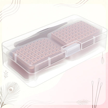 Honoson 1 Set 1200 Pcs Acupressure Ear Beads – Ear Counters, Acupuncture Kit with Chart, Probe & Tweezers
