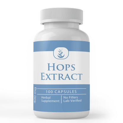 Pure Original Ingredients Hops Extract Capsules – 100 Count, Always Pure, No Additives, Lab Verified