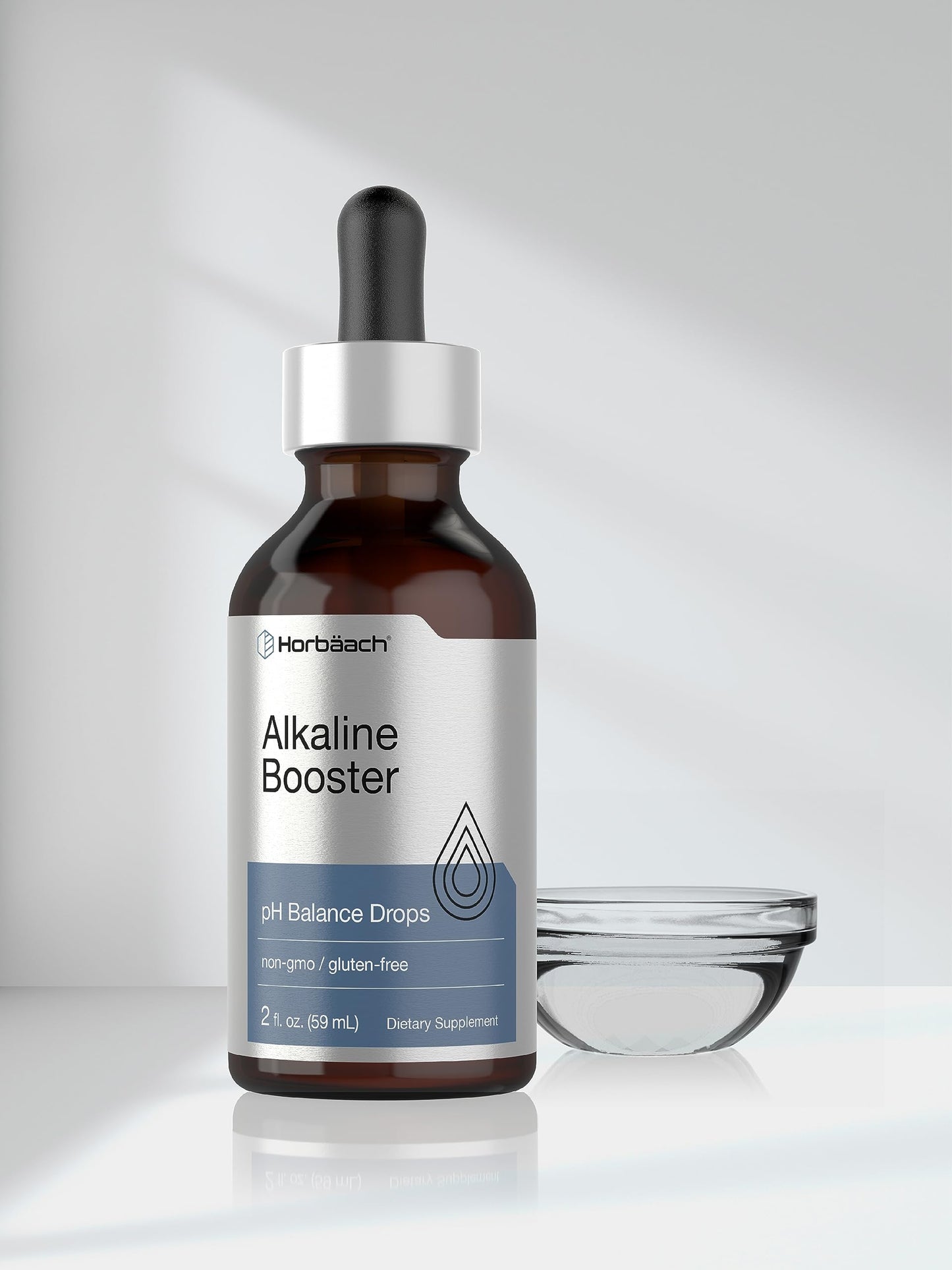 Horbaach Alkaline Water Drops – 2 fl oz | pH Balance Booster with Minerals | Non-GMO & Gluten Free