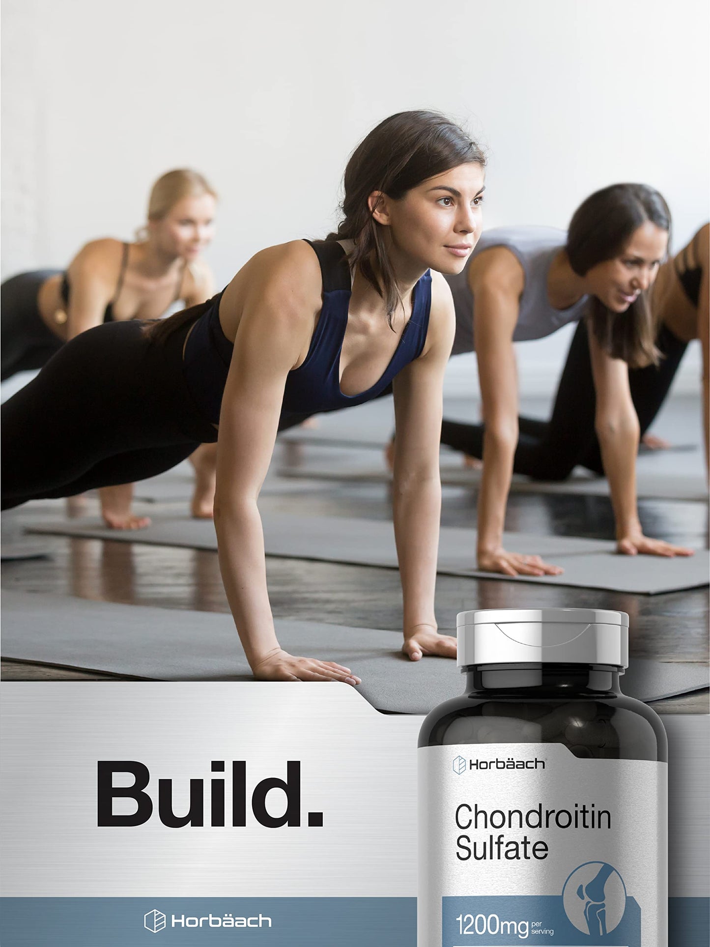 Horbaäch Chondroitin Sulfate 1200mg - 120 Capsules | Non-GMO & Gluten Free