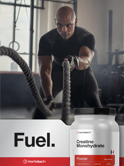 Horbäach Creatine Monohydrate Powder – 2.2 lb, Unflavored
