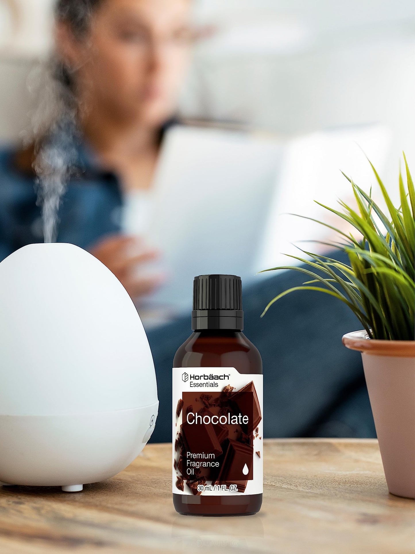 Horbäach Chocolate Fragrance Oil - 1 fl oz (30 ml) for Diffusers, Candles & Soaps | Premium Grade