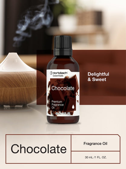 Horbäach Chocolate Fragrance Oil - 1 fl oz (30 ml) for Diffusers, Candles & Soaps | Premium Grade