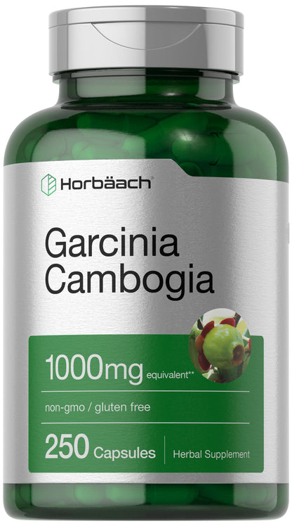 Horbaach Garcinia Cambogia Extract Pills 1000mg | 250 Capsules | Non-GMO