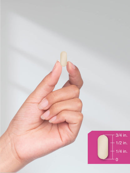 Horbäach Hair Skin & Nails Vitamins – 150 Caplets with Biotin & Collagen