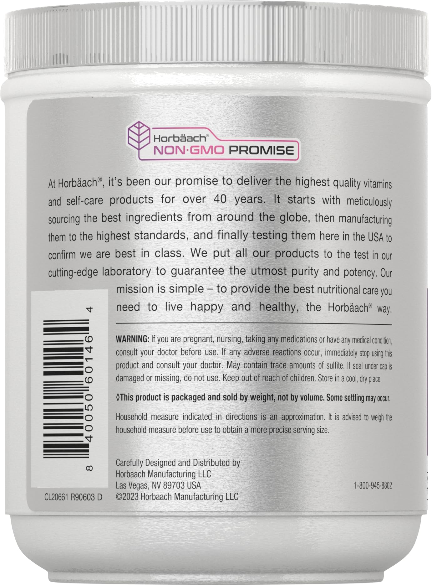Horbäach Skin Rejuvenator with Verisol – Bioactive Collagen Peptides (Types I & III) 10.58 oz