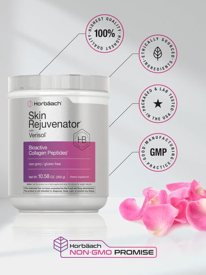 Horbäach Skin Rejuvenator with Verisol – Bioactive Collagen Peptides (Types I & III) 10.58 oz