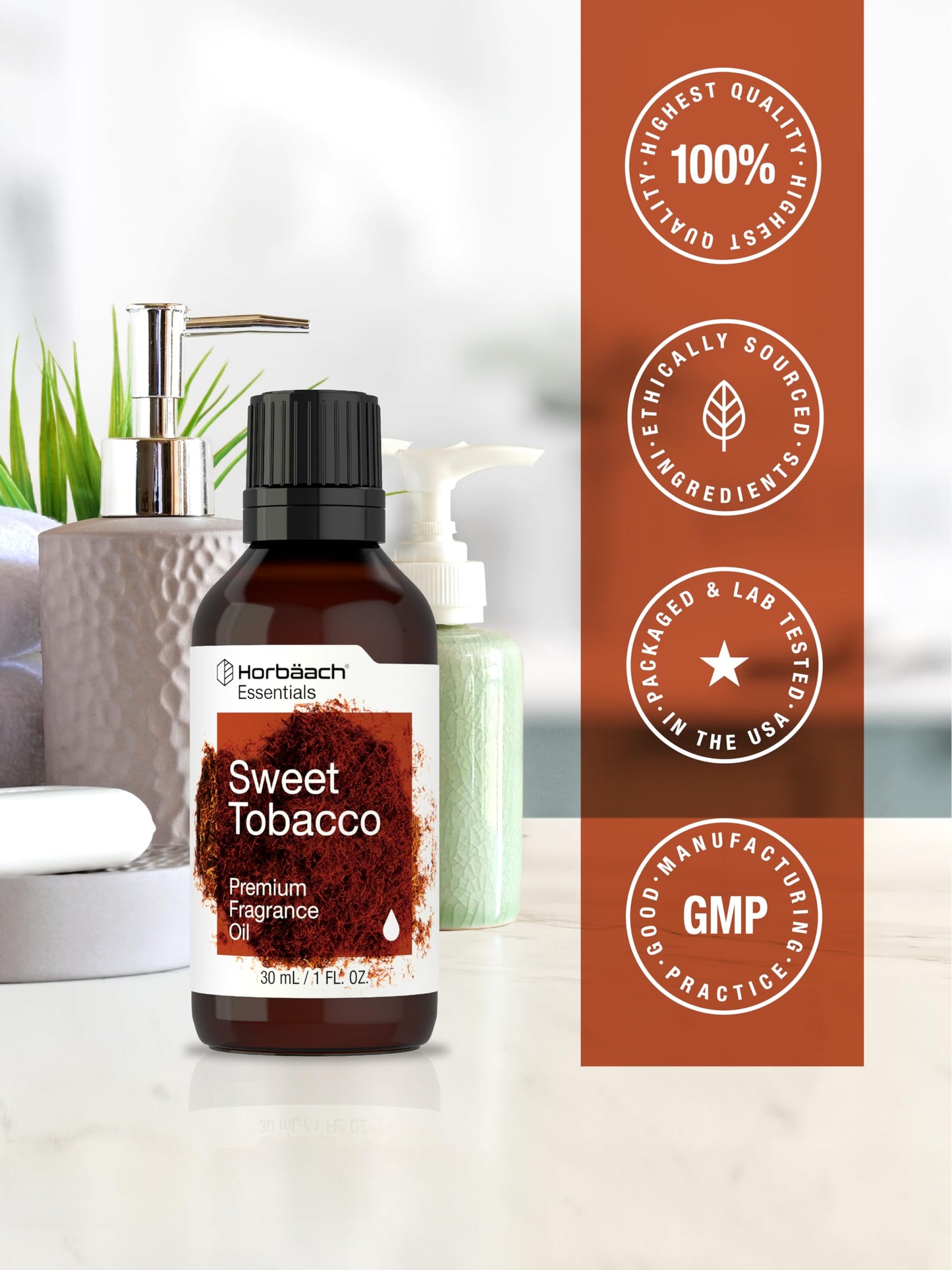 Sweet Tobacco Fragrance Oil by Horbäach | 1 fl oz | Premium Grade