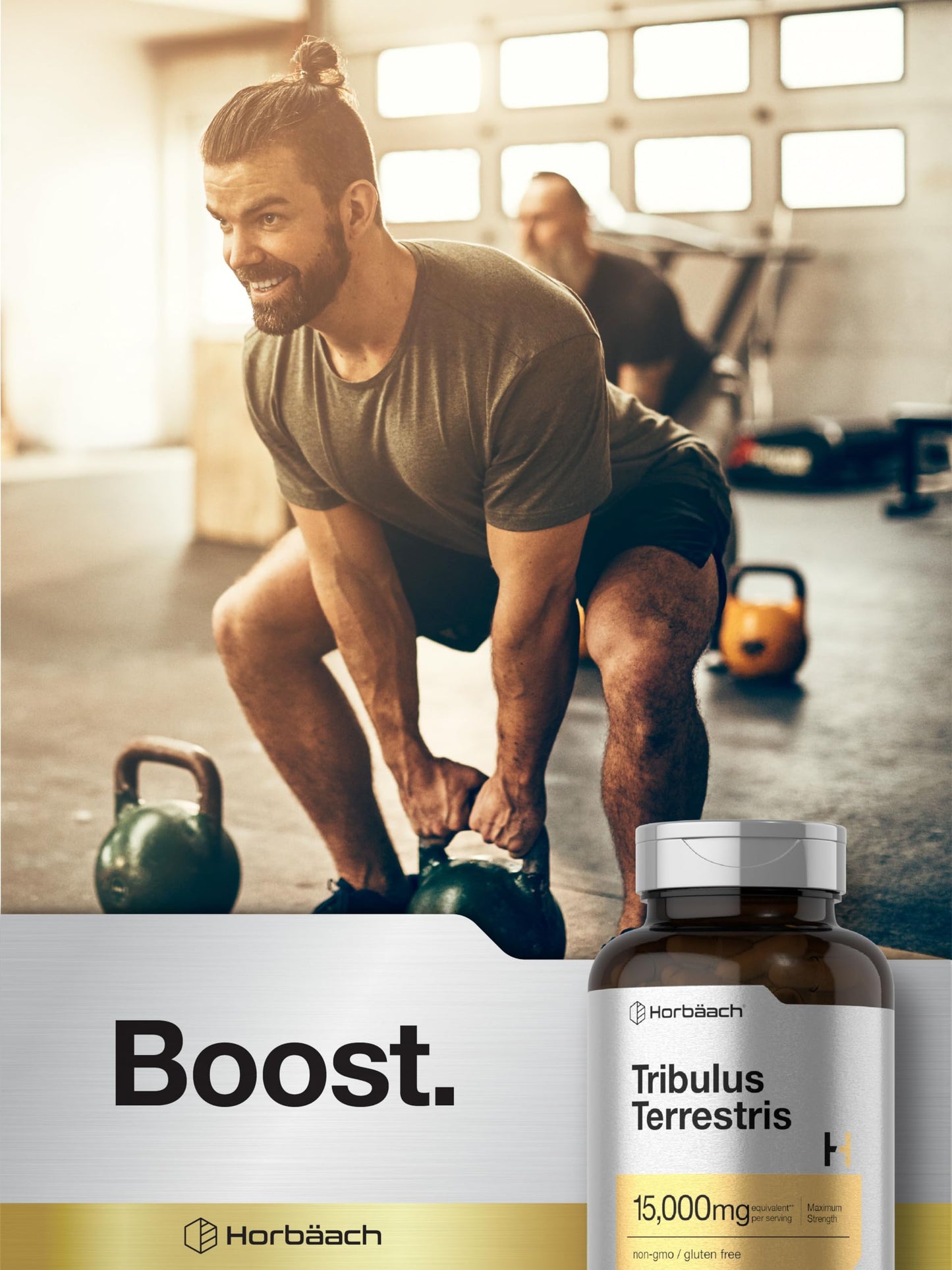 Horbäach Tribulus Terrestris for Men 15000mg | 180 Capsules