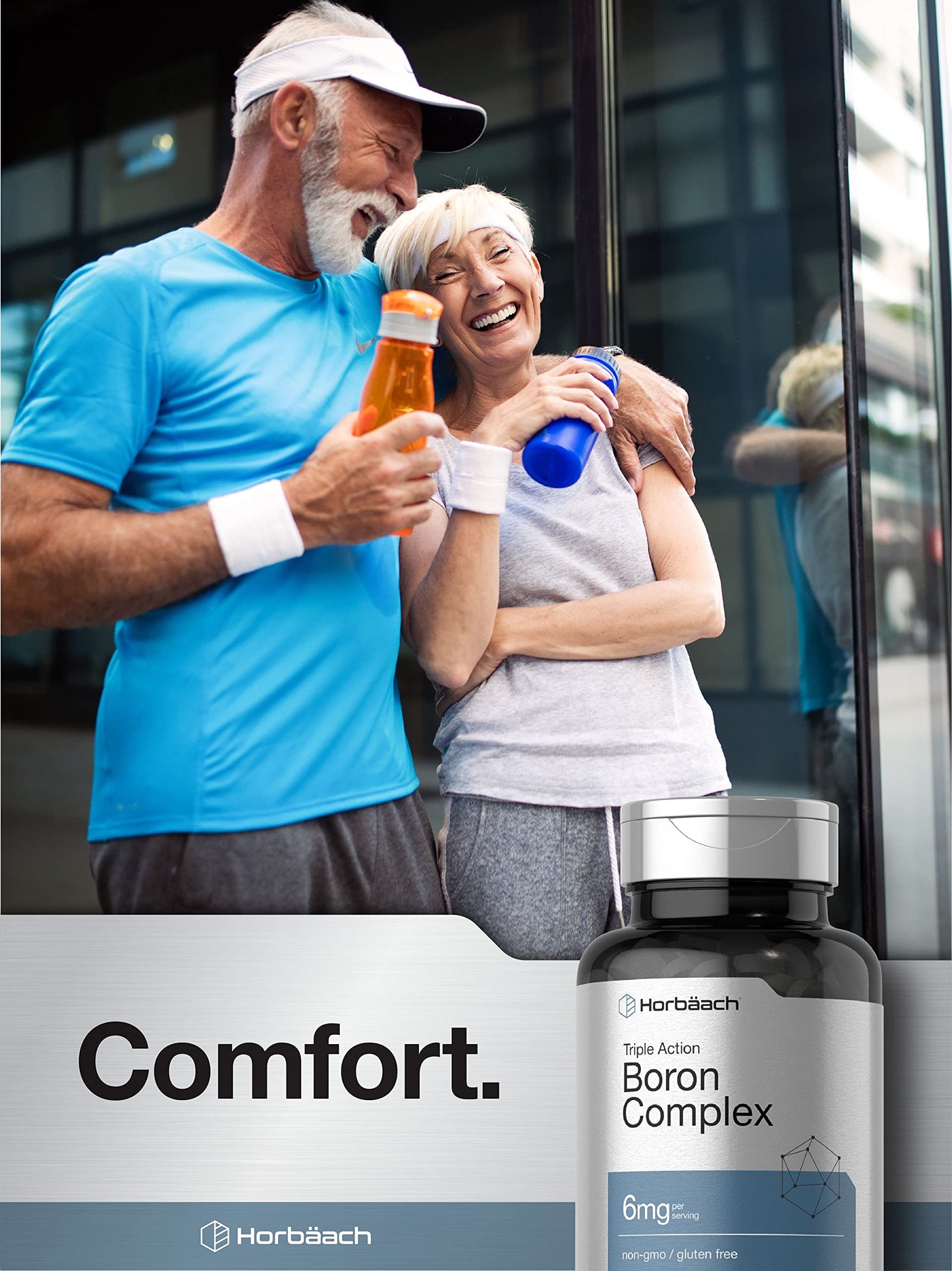 Horbäach Triple Boron Complex 6 mg – 300 Tablets | Men & Women | Vegetarian, Non-GMO, Gluten Free