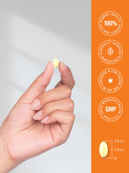 Horbäach Vitamin A 10,000 IU Softgels – 300 Count | Non-GMO, Gluten Free