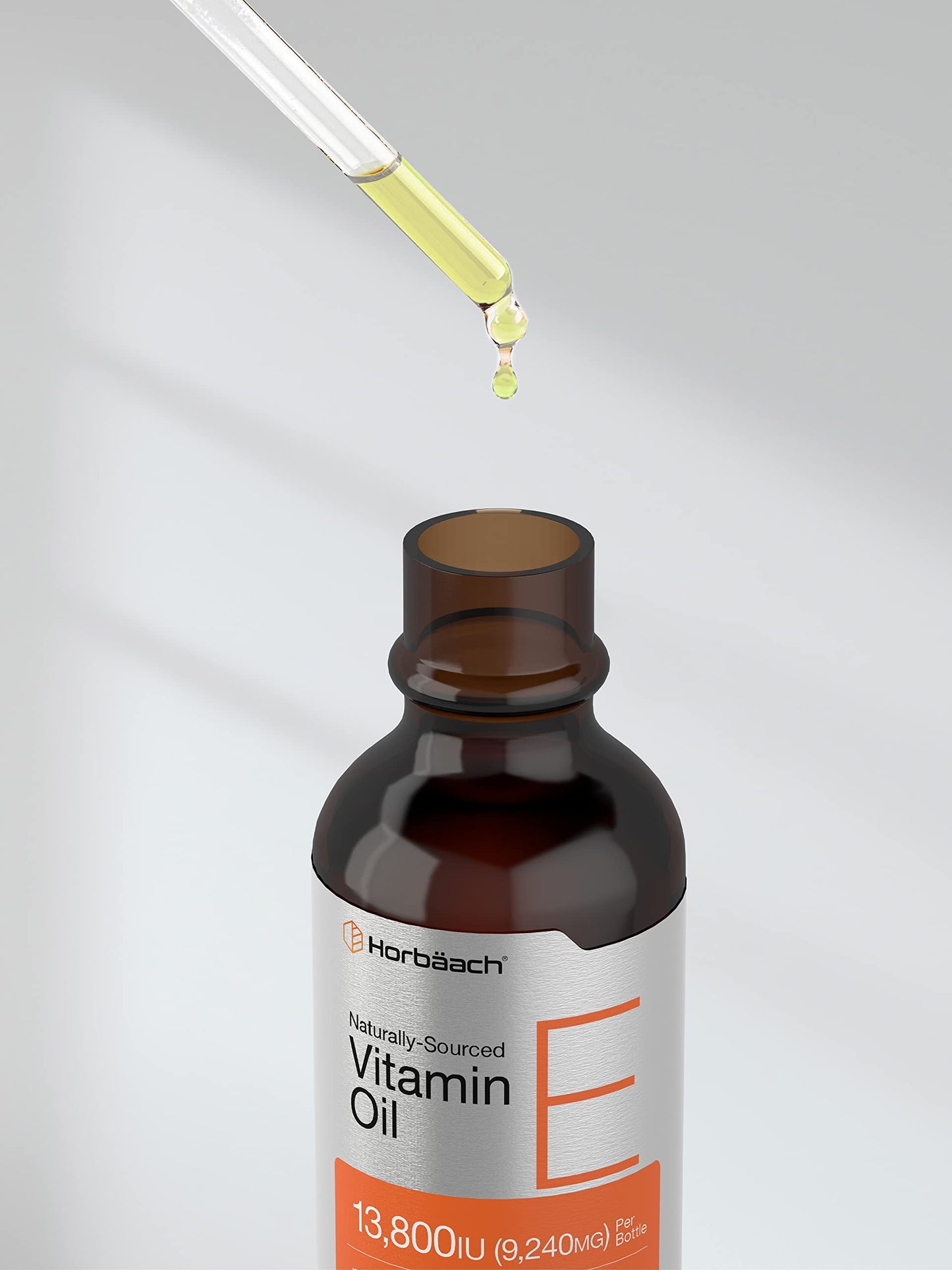 Horbäach Vitamin E Oil 13,800 IU | 1 oz | Vegetarian, Non-GMO, Gluten Free