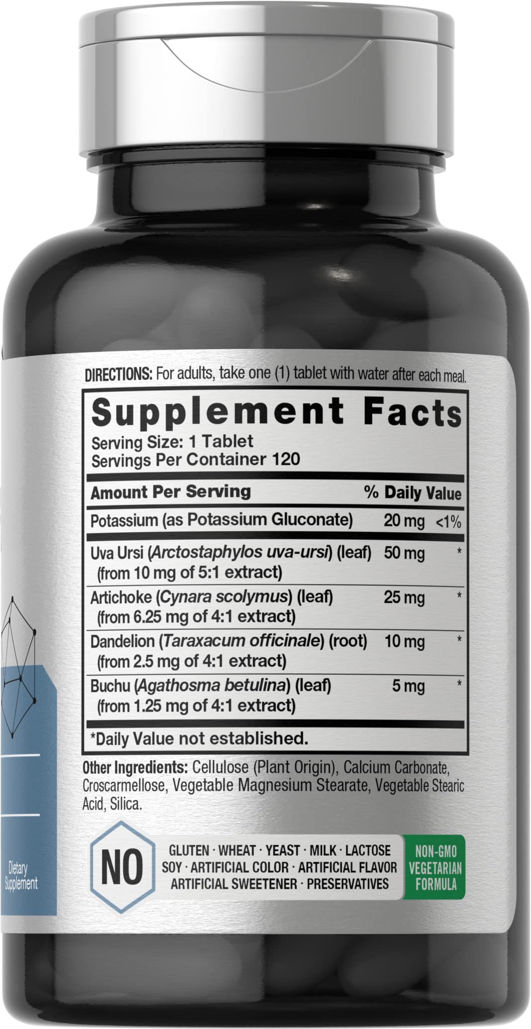 Horbäach Water Pills – Super Strength, 120 Tablets | Vegetarian, Non-GMO & Gluten Free