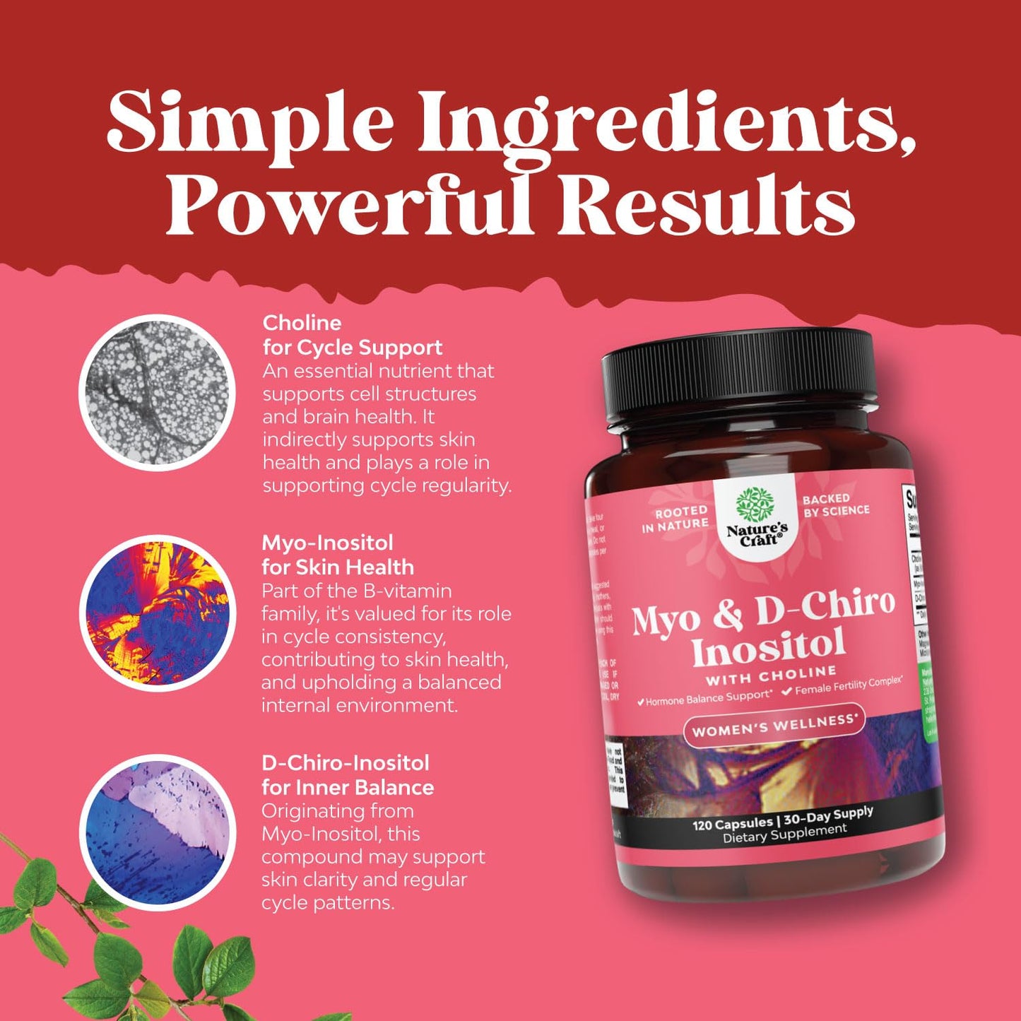 Myo-Inositol & D-Chiro Inositol Capsules - Hormone Balance & Fertility