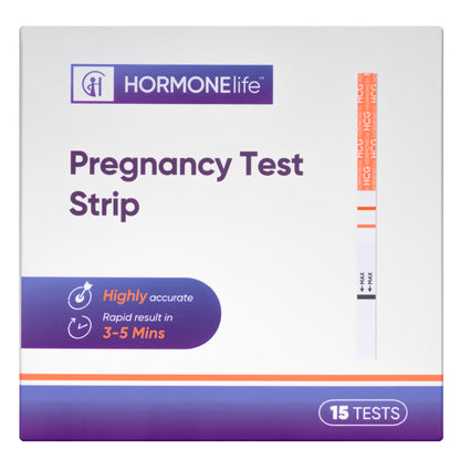 HORMONElife Pregnancy Test Strips – hCG Urine Test (15/30 Count) | 99%+ Accurate, Fast Home Kit