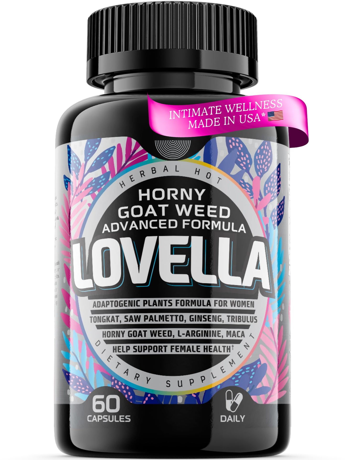 Hornygoatweed Women – Libido Booster for Women, Mood & Energy (60ct USA)