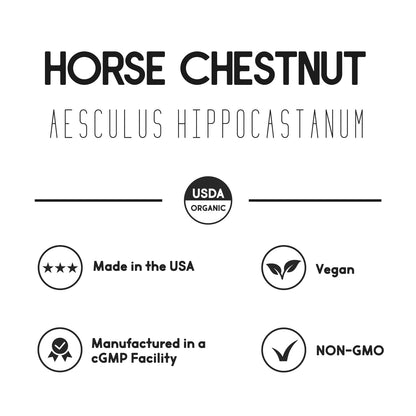 Primal Health Foods Horse Chestnut Extract 500 mg – 120 Servings | Varicose Veins & Blood Health | Vegetarian, Non-GMO & Gluten Free