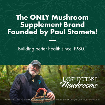 Host Defense Chaga Capsules – Immune Support & Antioxidant Mushroom Supplement | 60 Capsules (30 Servings)