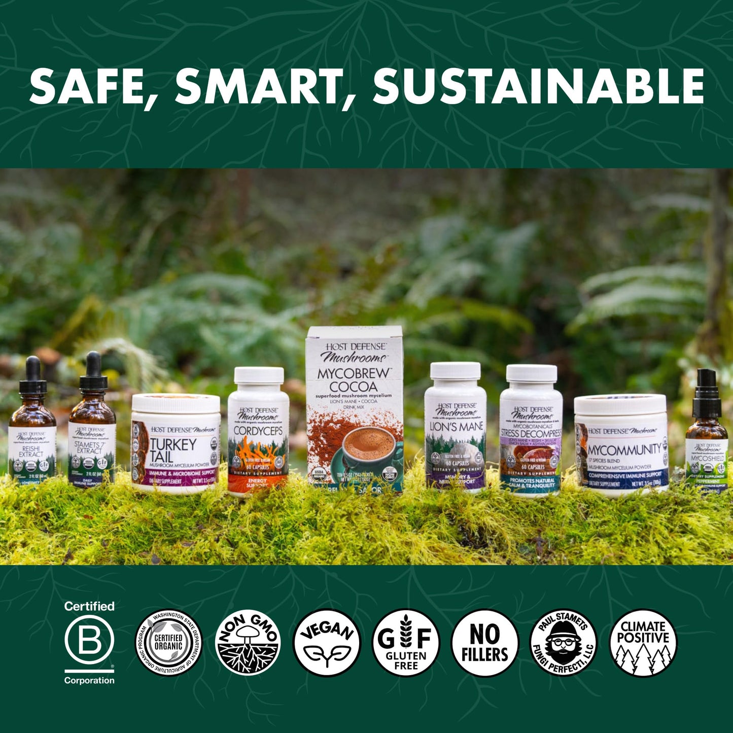Host Defense Chaga Extract - Immune Support Supplement | 2 fl oz