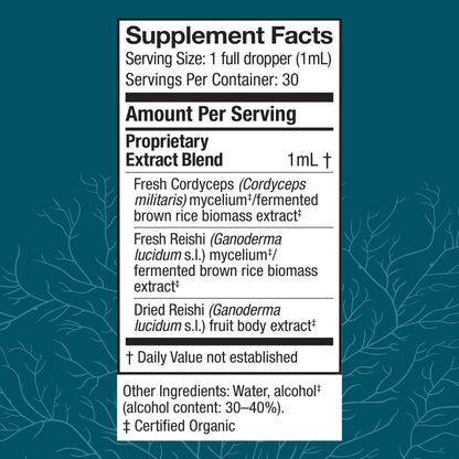 Host Defense CordyChi Extract - Energy & Immune Support (Cordyceps & Reishi)