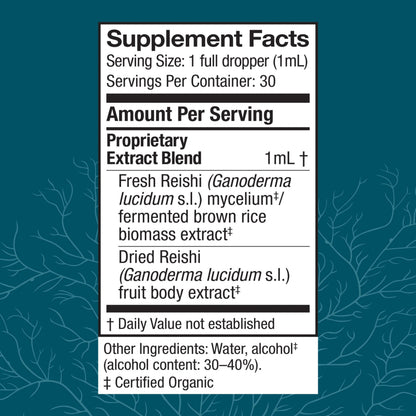 Host Defense Reishi Extract - Heart & Immune Support | 1 fl oz