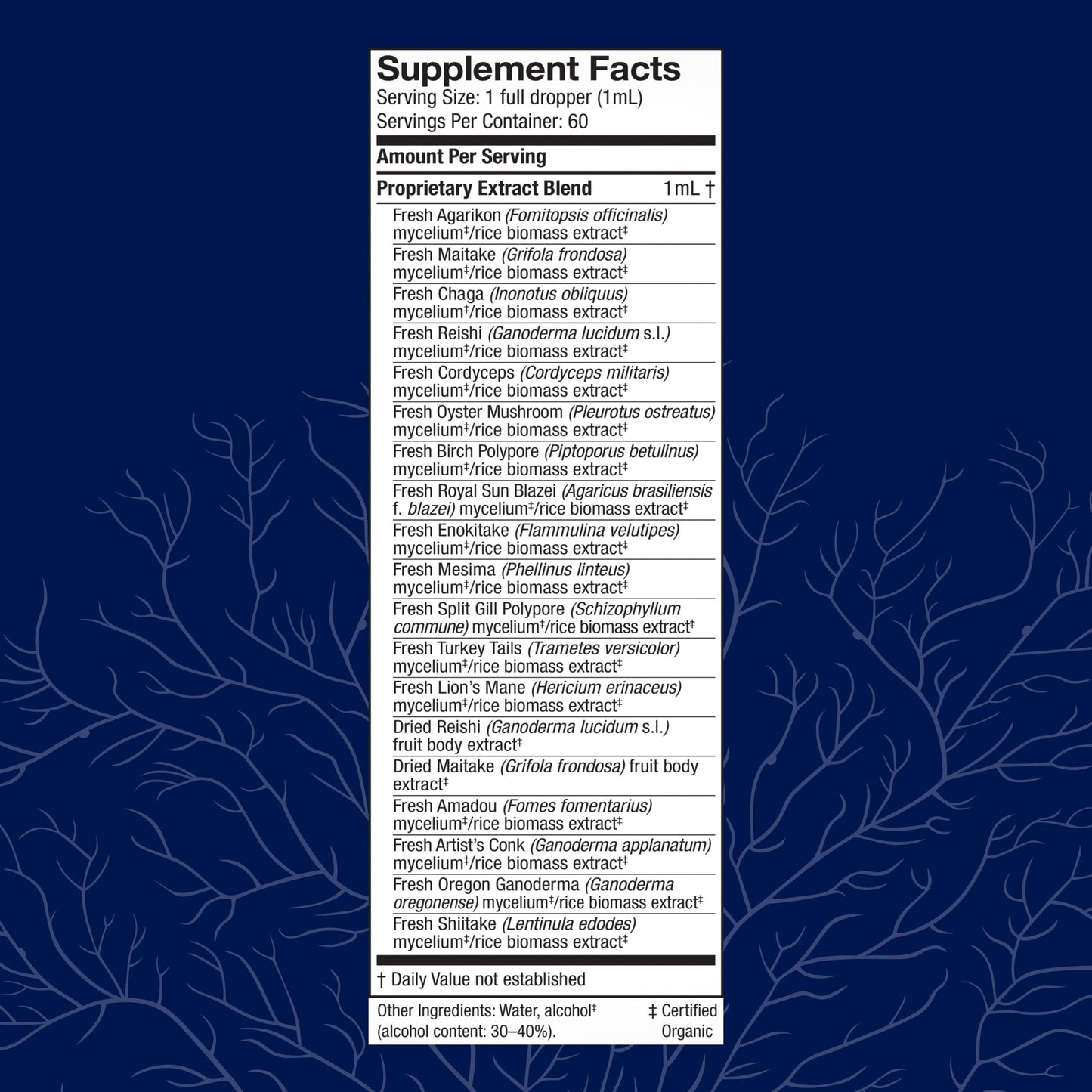 Host Defense MyCommunity Extract - 17-Species Mushroom Blend for Immune Support (2 fl oz)