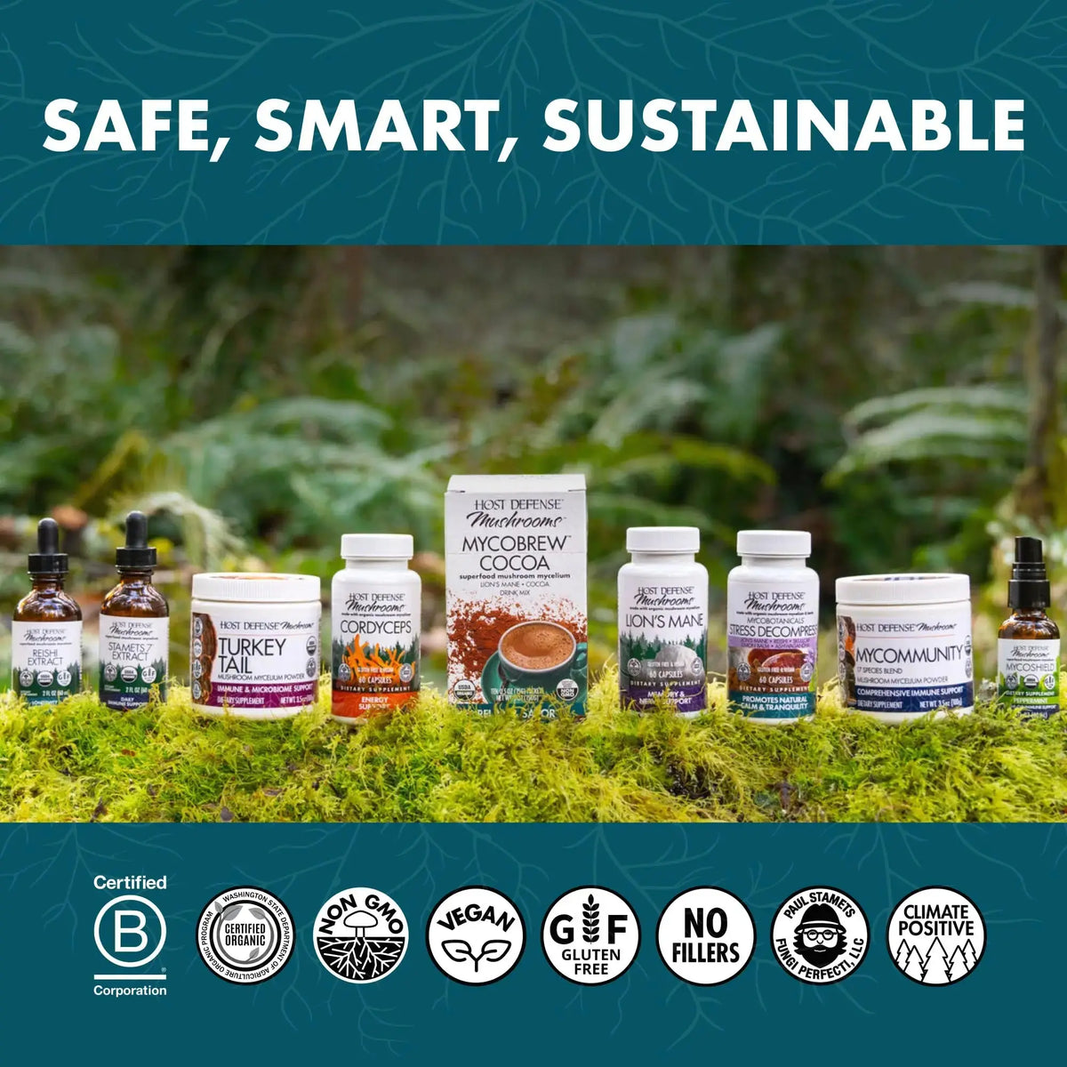 Host Defense Reishi Capsules | Immune & Heart Health Support, Energy & Vitality – 120 Capsules BritishVita | Premium UK Vitamins & Wellness Supplements