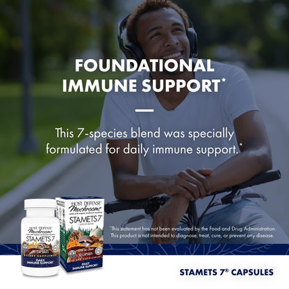 Host Defense Stamets 7-7 Species Blend - Immune Support (30 Capsules)