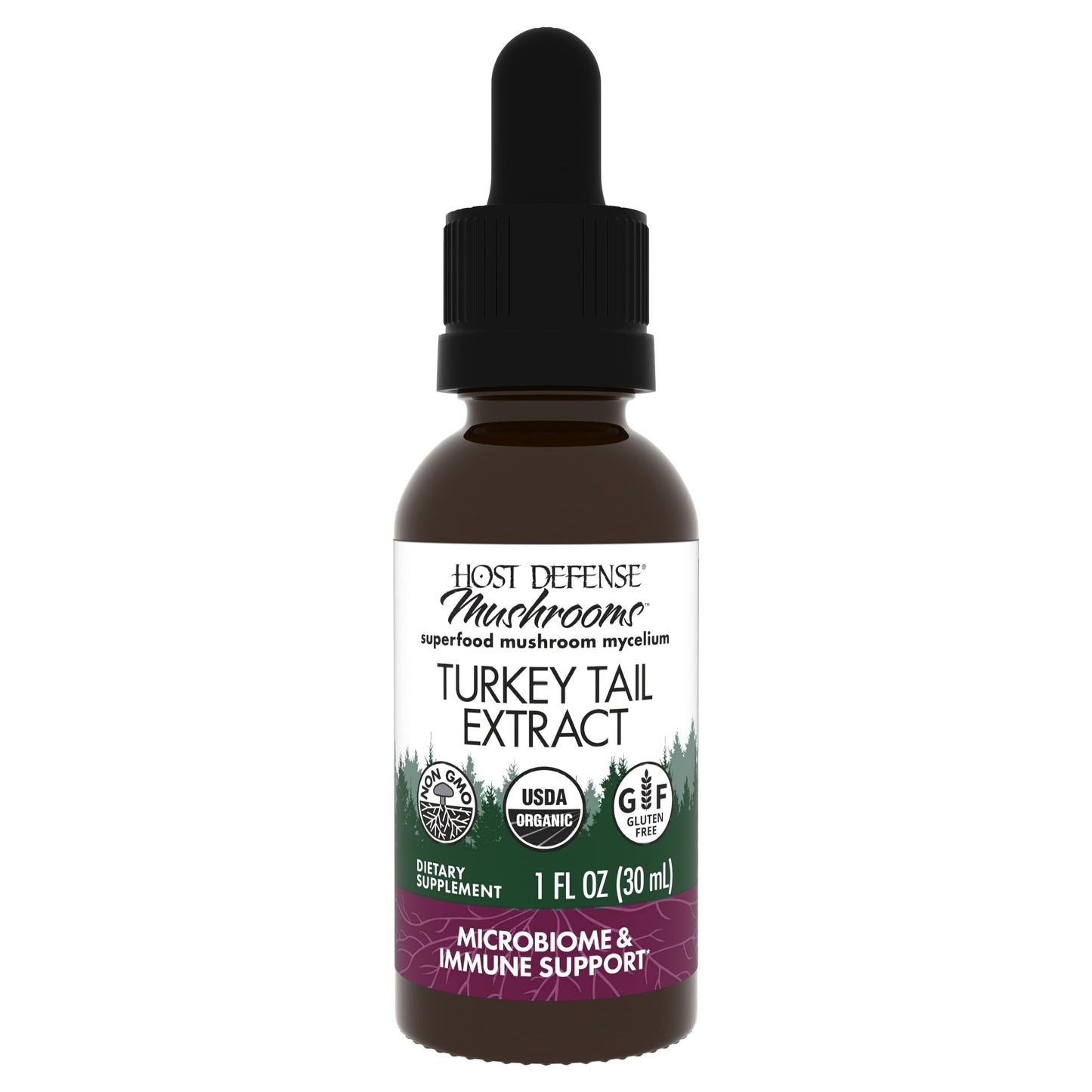 Host Defense Turkey Tail Extract – Digestive Health and Immune Support