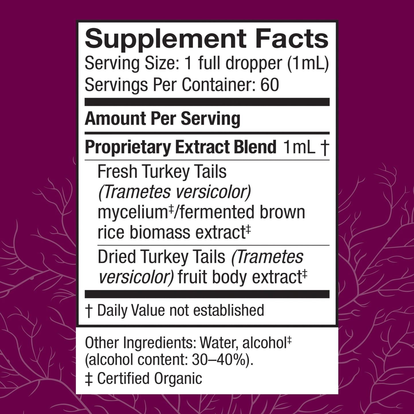 Host Defense Turkey Tail Extract – Digestive Health & Immune Support (2 oz)