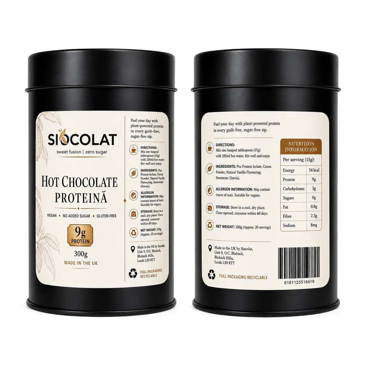 Siocolat Hot Chocolate Proteina Siocolat