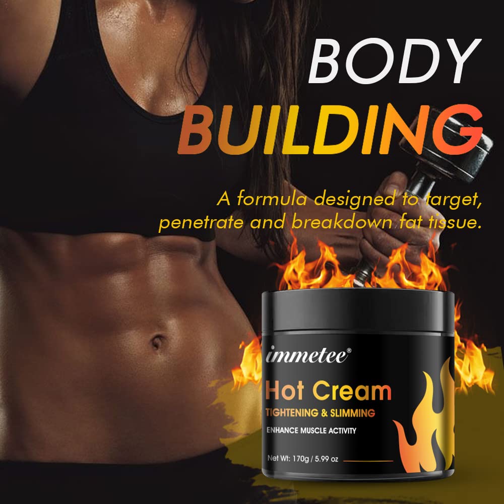 Hot Cream Belly Fat Burner – Sweat Fat Burning Gel for Waist & Abdomen (170g)