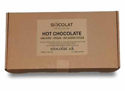Siocolat Organic Vegan Sugar Free Low Calorie Hot Chocolate Drink