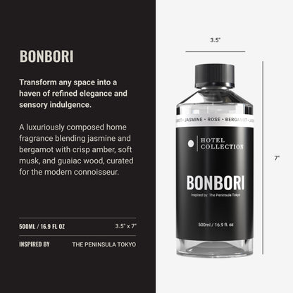 Hotel Collection Bonbori Diffuser Oil – Bergamot, Jasmine & Rose (500 mL)