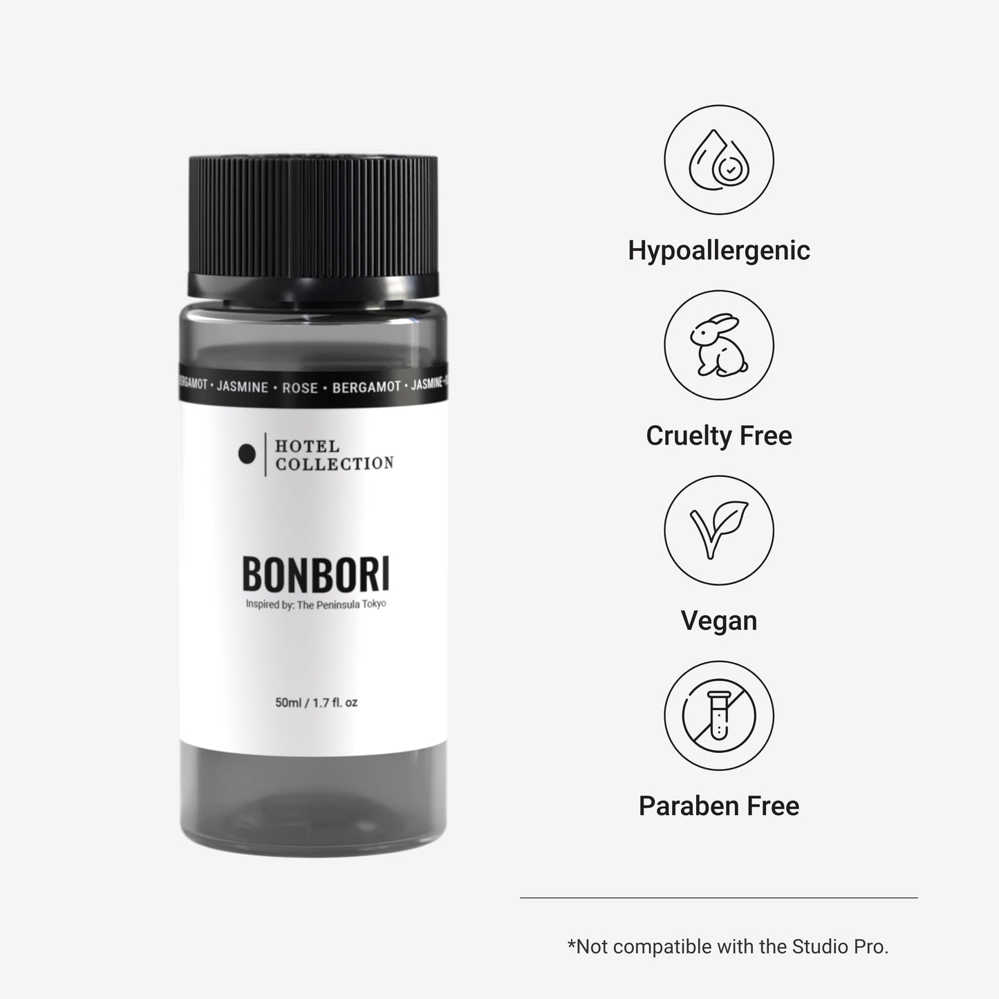 Hotel Collection Bonbori Diffuser Oil – Bergamot, Jasmine & Rose (50 mL)