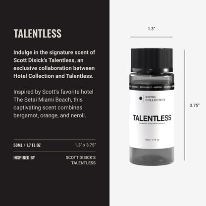 Hotel Collection Diffuser Oil: Talentless Oil Blend by Scott Disick — Lemon Zest, Juniper Berries & Agarwood (50ML)