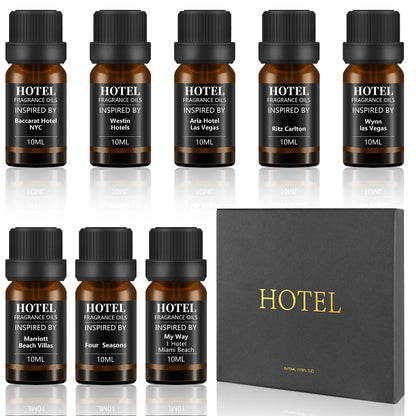 Hotel Collection Diffuser Essential Oil Gift Set – Seaside Hotel Scents for Home