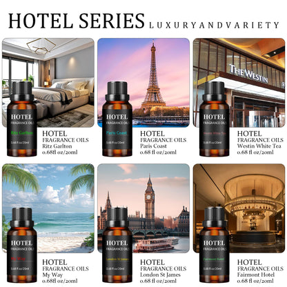 Hotel Collection Luxury Scent: Diffuser Oils Set Inspired by My Way, Westin White Tea & Ritz-Carlton