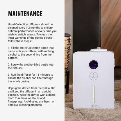 Hotel Collection Villa Scent Diffuser – HVAC or Standalone, 1800 sq ft, White