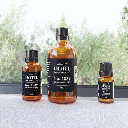 Hotel Diffuser Oil No. 1039 – Nobu Hotel Inspired Ginger Lemon Cedar (30 mL)