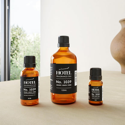 Hotel Diffuser Oil No. 1039 – Nobu Hotel Inspired Ginger Lemon Cedar (30 mL)