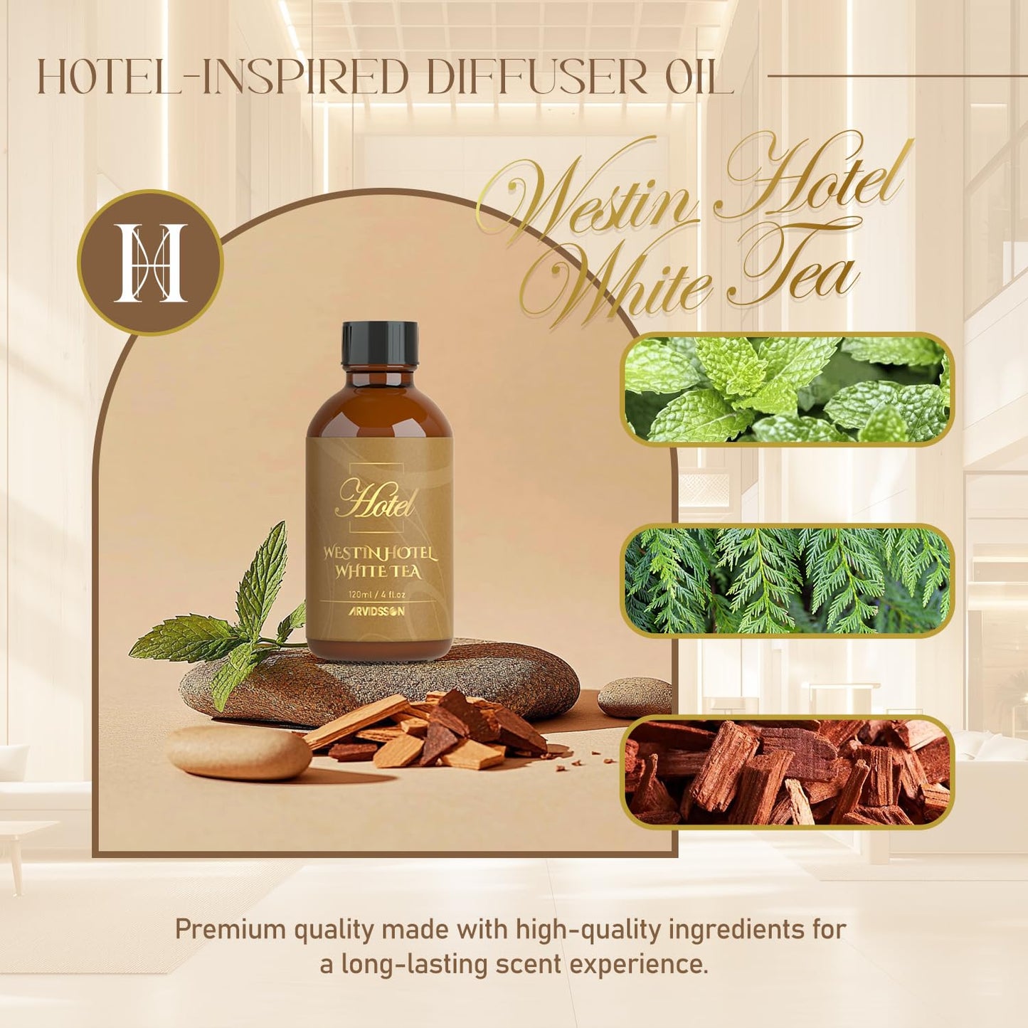 Hotel Diffuser Oil 4 Fl Oz (120ml) – Westin Fragrance for Diffusers & DIY