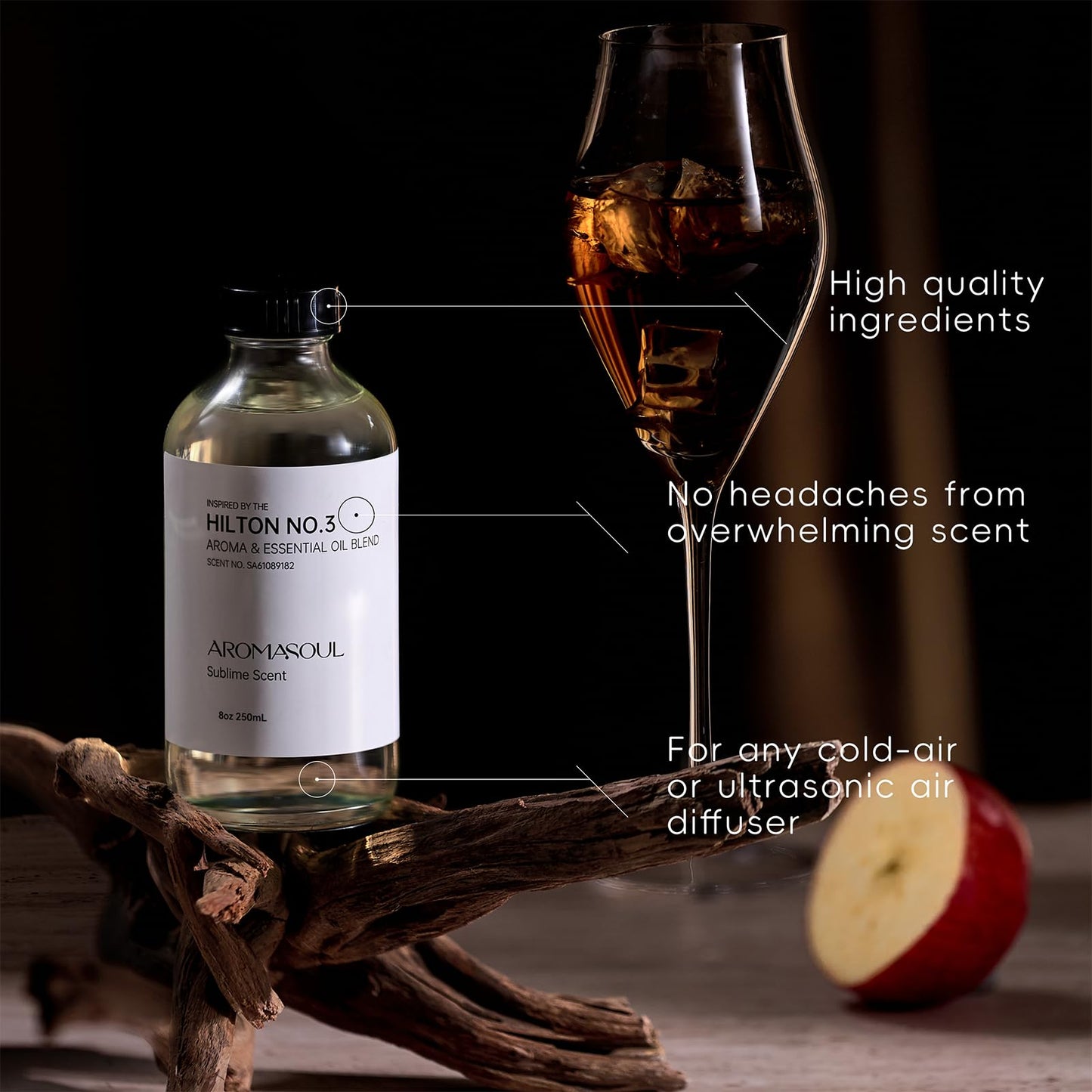 Hotel Diffuser Oil Inspired by Hilton No.3 Scent – Premium Fragrance Oil 250 mL