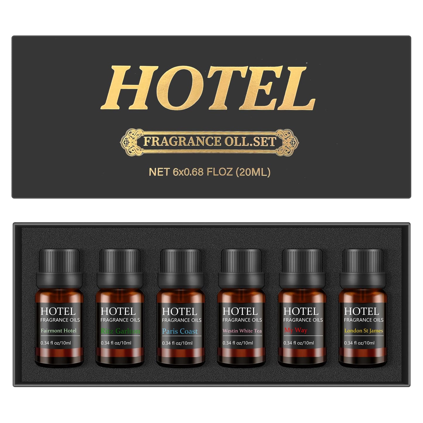 Hotel Collection Luxury Scent Diffuser Oils Set – My Way, Westin White Tea & Ritz-Carlton