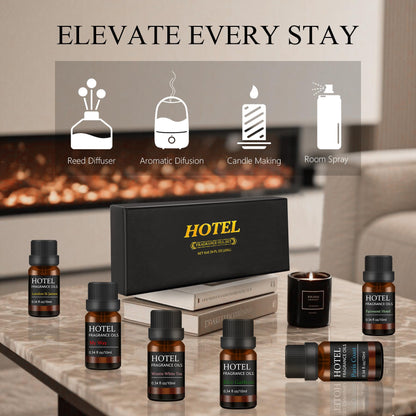 Hotel Collection Luxury Scent Diffuser Oils Set – My Way, Westin White Tea & Ritz-Carlton
