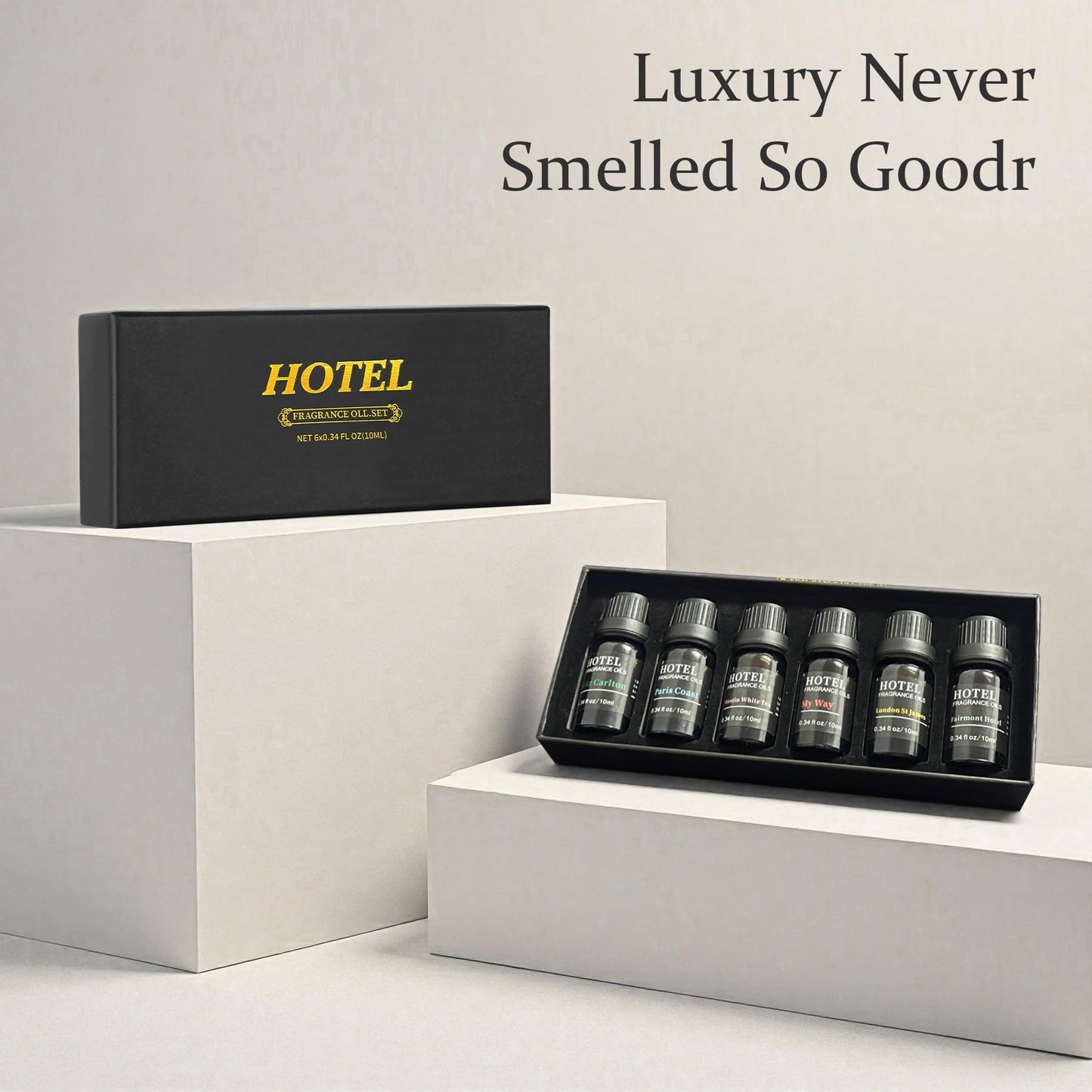 Hotel Collection Luxury Scent Diffuser Oils Set – My Way, Westin White Tea & Ritz-Carlton