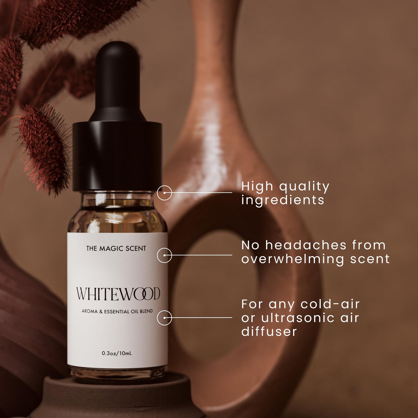 The Magic Scent Whitewood Diffuser Oil – Luxury Hotel & Home Scents (10 mL)