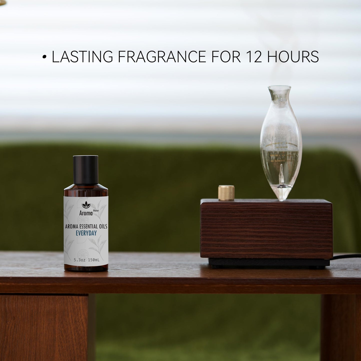 Hotel Scent Diffuser – Luxury Home & Office Aromas (Lemon, Citron, Guaiac Wood, Tea Leaves)