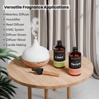 Hotel Scents Baccarat Diffuser Oil – 8.45 oz (250 ml) | Luxury Hotel Fragrance for Aromatherapy Diffusers